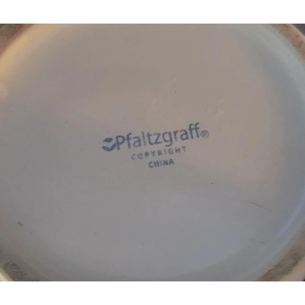 Pfaltzgraff “Mission Flower” Medium Ceramic Canister Cookie Jar 9”